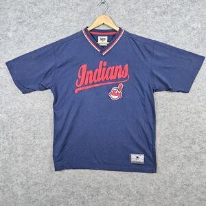 Lee Sport Cleveland Baseball Jersey Tee T-Shirt Size L Officially Licensed‎ MLB